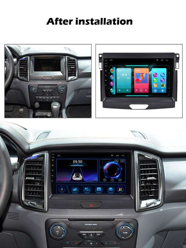 For Ford Ranger 2015-2020 Android Car Radio Bluetooth Multimedia GPS Sat Nav+DVR