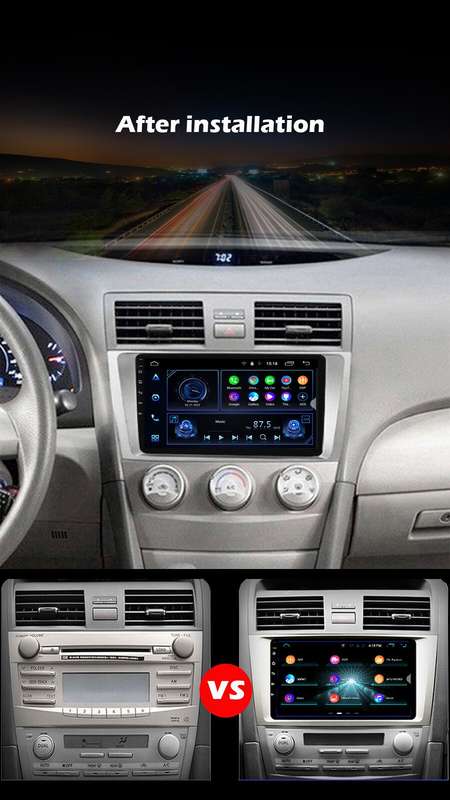 CarPlay For Toyota Camry 2006-2011 Android Autoradio GPS Navigation BT DAB+ Wifi