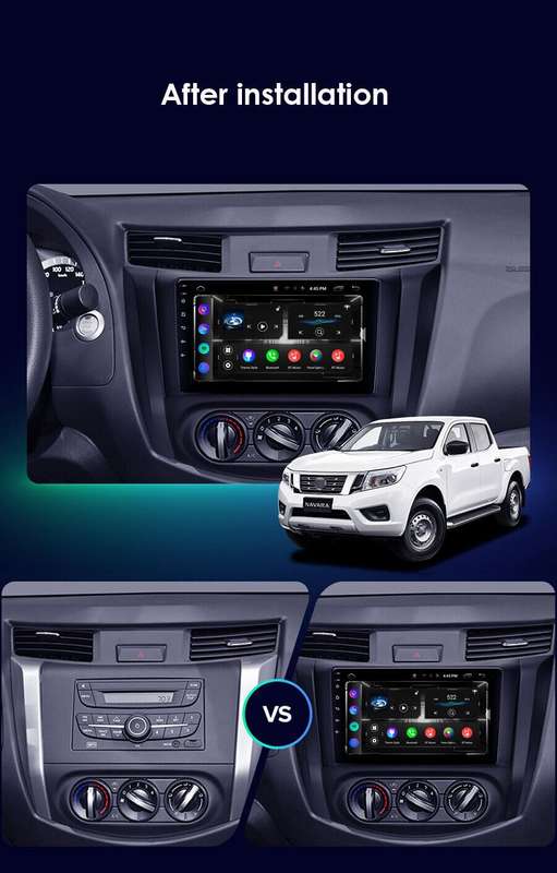 9" Android Autoradio CarPlay For Nissan Navara 2017-2021 Navigation GPS DAB+WIFI