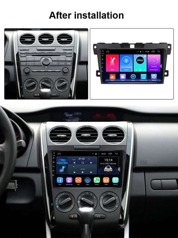 For Mazda CX-7 2007-2015 CarPlay Android Autoradio GPS Navigation BT DAB DSP OBD