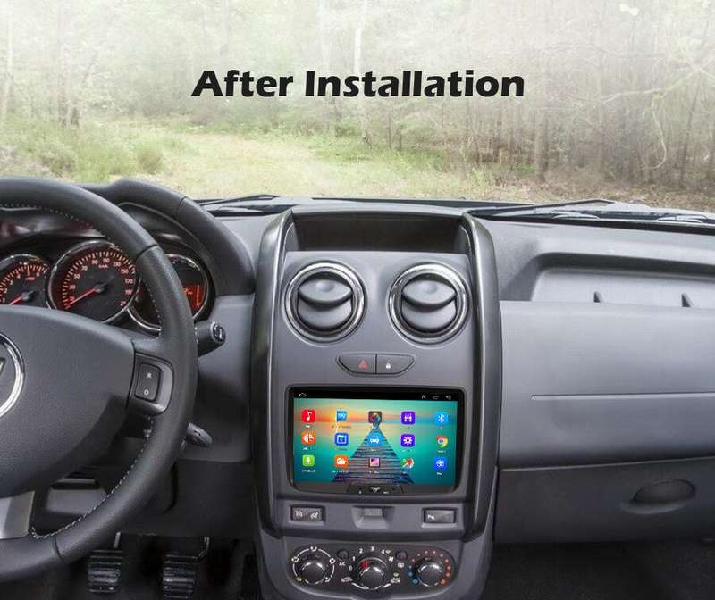 8"Car Radio DAB+For Dacia Logan 2013-2017 Android 11 GPS SatNav CarPlay HeadUnit