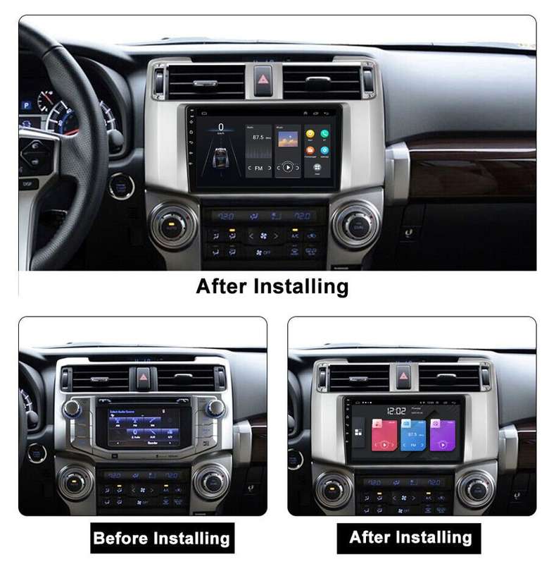 9" for Toyota 4 Runner 2009-2020 Car Stereo CarPlay Android 11 DAB+Head Unit GPS