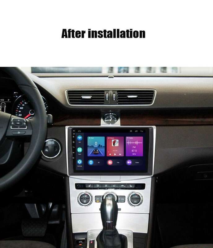 10.1" Android GPS Sat Nav BT Car Radio DAB+ Stereo Radio For VW Passat B7 11-15