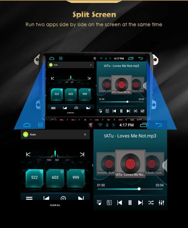 For Mercedes Vito 3 W447 Touch Screen Car Radio Head Unit CarPlay Android Stereo