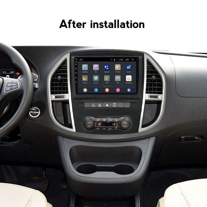 10.1"Car Radio For Mercedes Vito W447 CarPlay Stereo Android 12 GPS SatNav WiFi