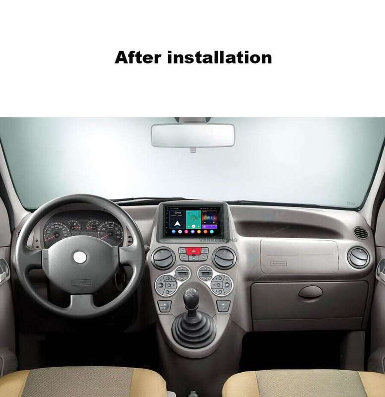 For Fiat Panda 2003-2012 CarPlay Android Autoradio GPS DAB+ Navi Bluetlooth obd