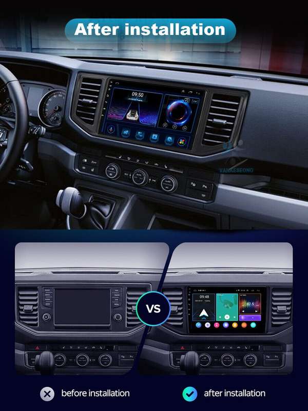 Android Auto Autoradio For VW Crafter MK2 2017-2021 CarPlay Navigation GPS DAB+
