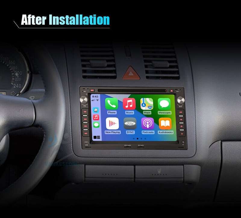 7"Android 11 Car Radio DVD Stereo DAB+GPS SatNav for VW POLO MK3 MK4 GOLF IV MK4