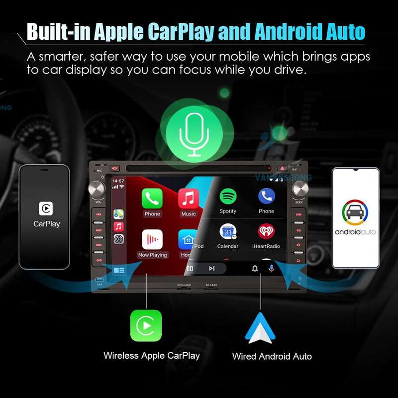 7"Android 11 Car Radio DVD Stereo DAB+GPS SatNav for VW POLO MK3 MK4 GOLF IV MK4