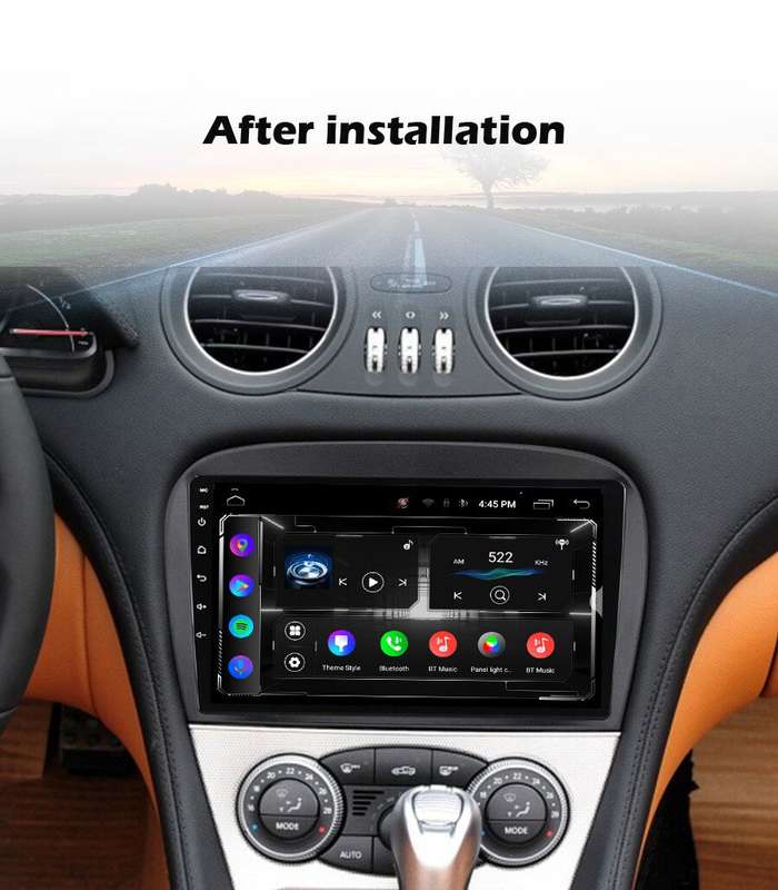DAB+ Android Autoradio For Mercedes SL R230 2005-2011 BT CarPlay GPS Navigation