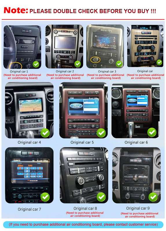 12.1"Android 11 CarPlay GPS Car Radio For Ford F150 2008-2012 DAB+WiFi Head Unit