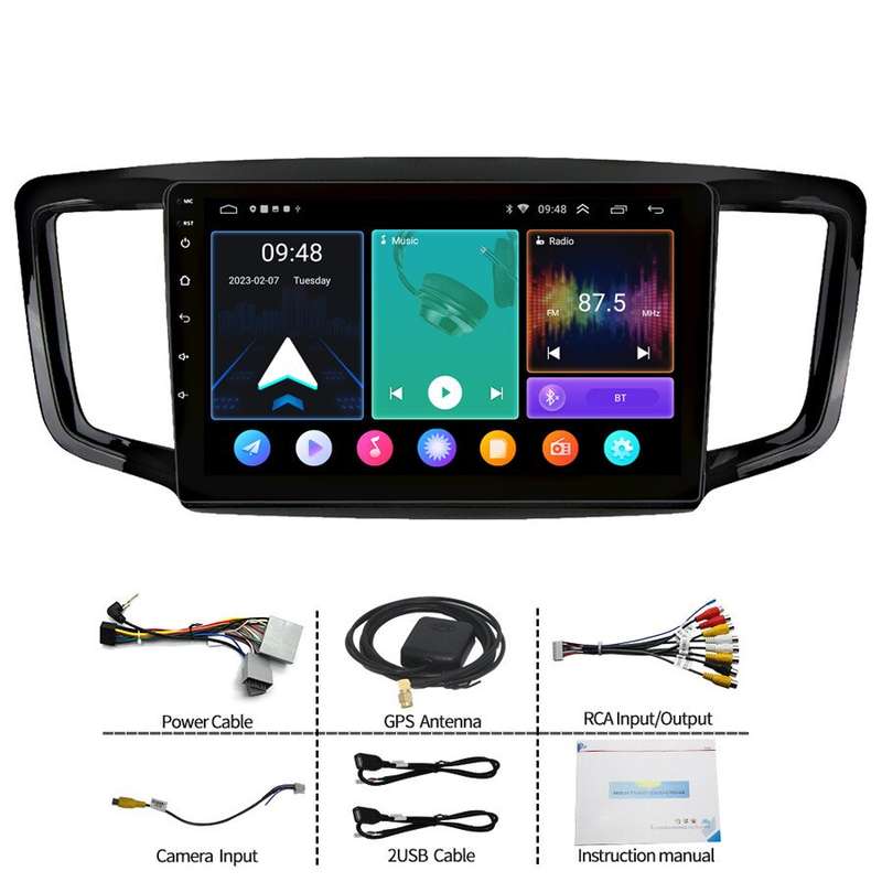 9" Android 13 Head Unit GPS Radio Car Multimedia DAB For Honda Odyssey 2015-2020