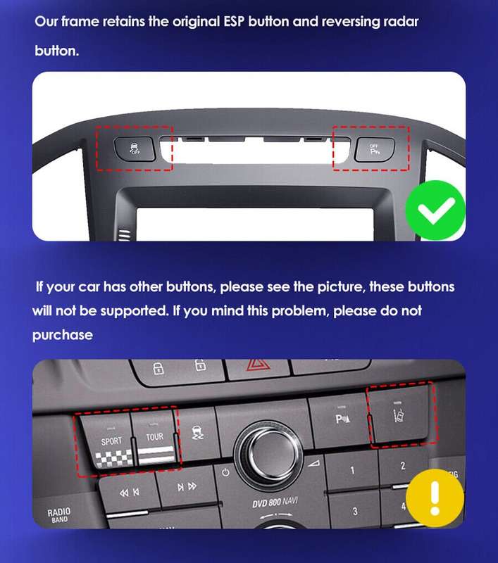 64GB Autoradio DAB For Opel Insignia 2008-2013 CarPlay Android 12 Navigation GPS