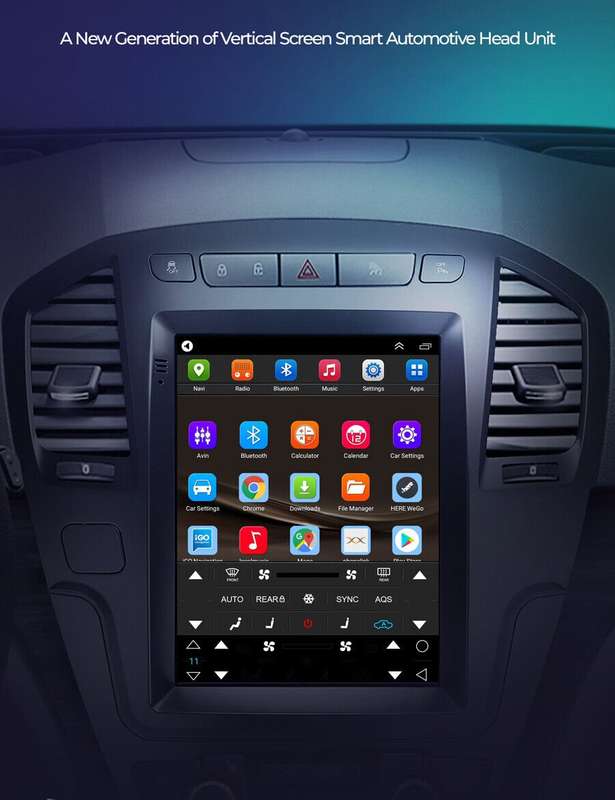For Vauxhall Insignia 9.7"Android 11 Touch Screen Head Unit BT Radio GPS Sat Nav