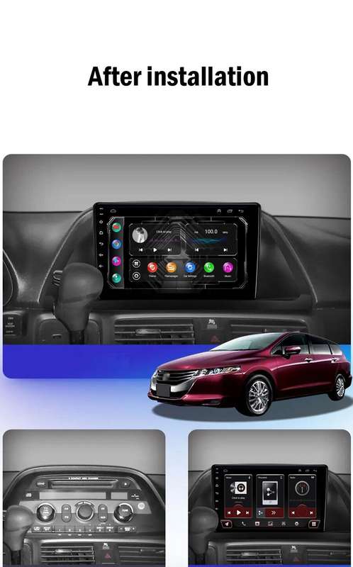 For Honda Odyssey RL3 RL4 CarPlay Android 13 Autoradio GPS Navi BT DAB+ Wifi OBD