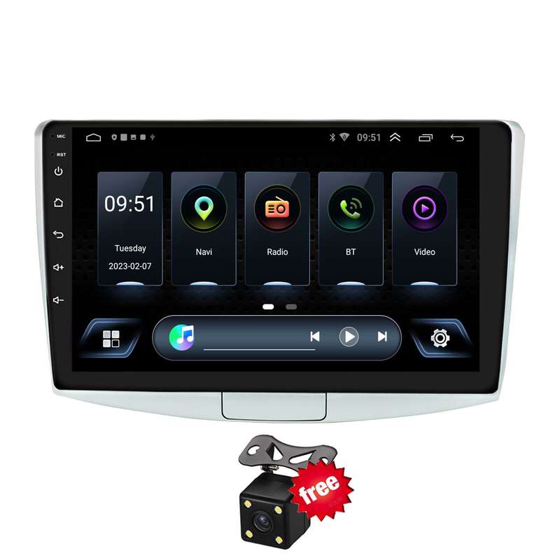 10.1" Android Autoradio DSP Wifi GPS Navigationsgerte For VW Passat B7 CC +Kam