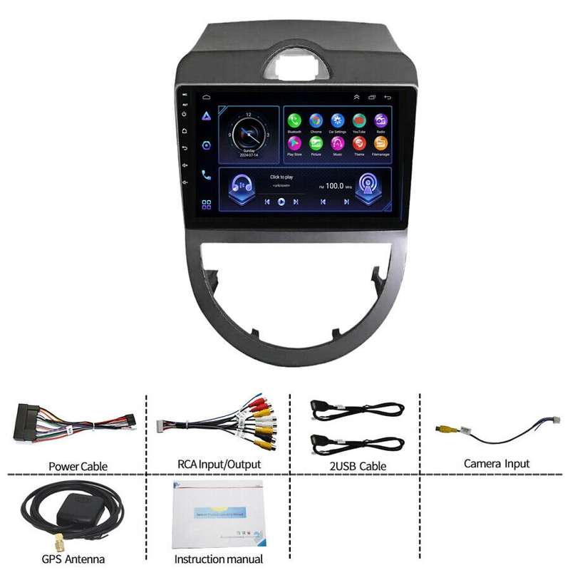 For KIA Soul 2010-2013 CarPlay Android Autoradio Navigation GPS BT DAB+