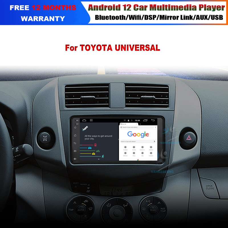 Android12 Car Stereo DAB Radio DSP GPS SatNav For Toyota 4 Runner Previa Corolla