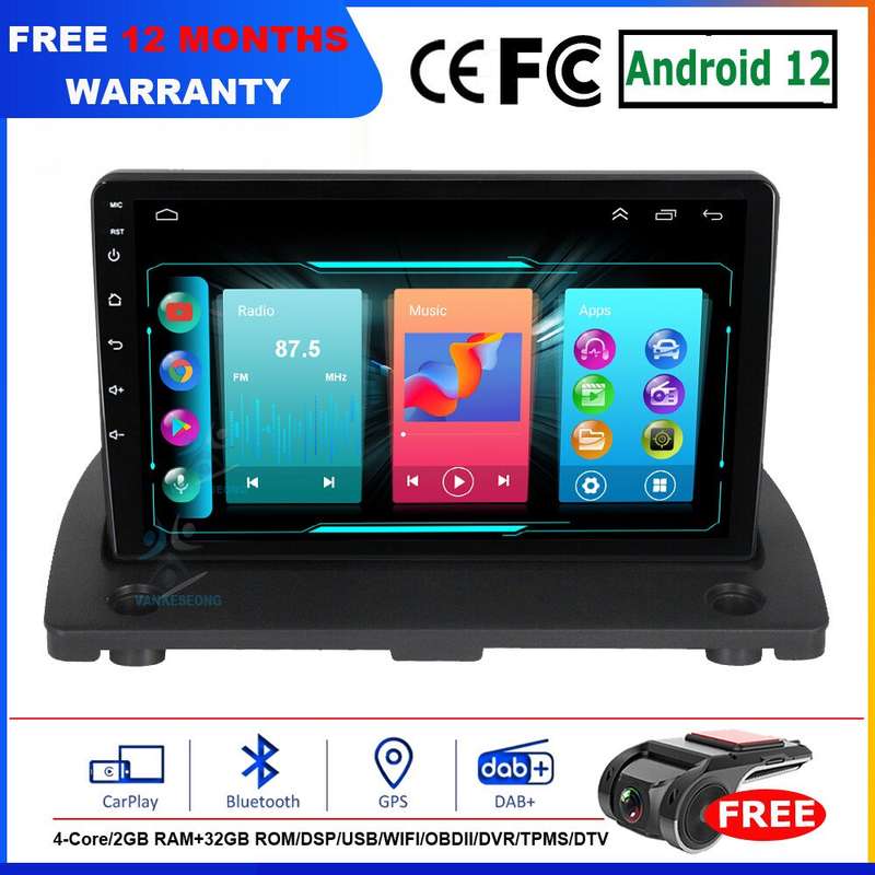Android 12 CarPlay GPS Navigationsgerte DAB+ Autoradio For Volvo XC90 2002-2014