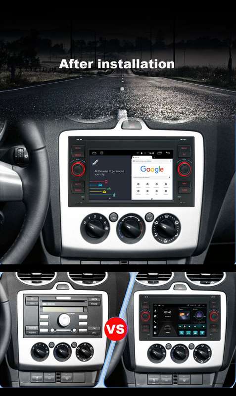 CarPlay For Ford Transit Connect Fiesta Android Autoradio GPS Navigation DAB+DSP