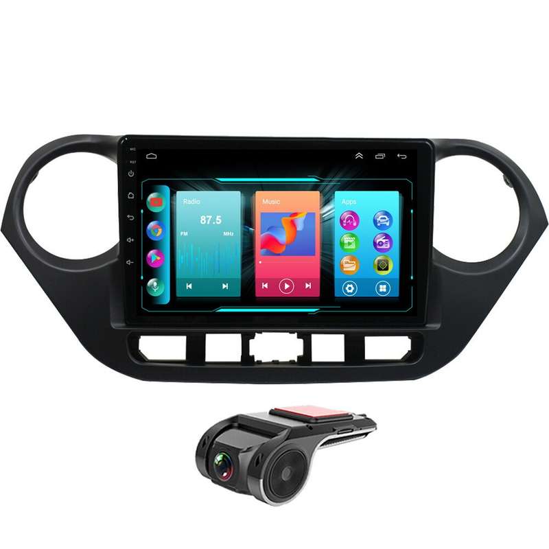 DVR+9"Android 12 DAB+Radio Stereo For Hyundai i10 2013-2016 GPS SatNav Bluetooth