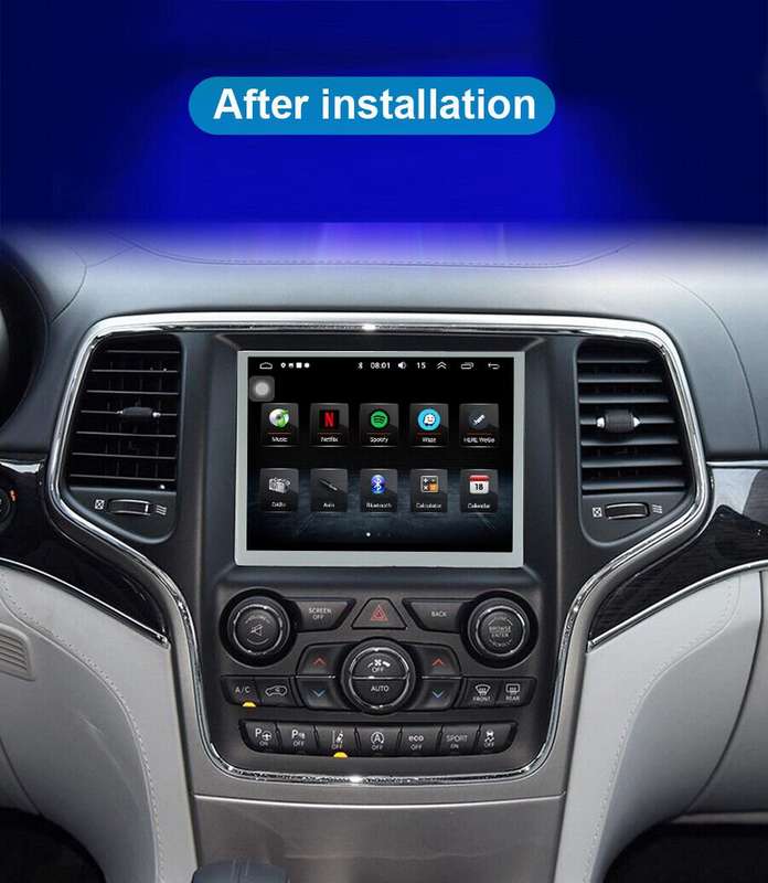 8.4" Android 13 GPS CarPlay DAB WIFI Autoradio For Jeep Grand Cherokee 2014-2022