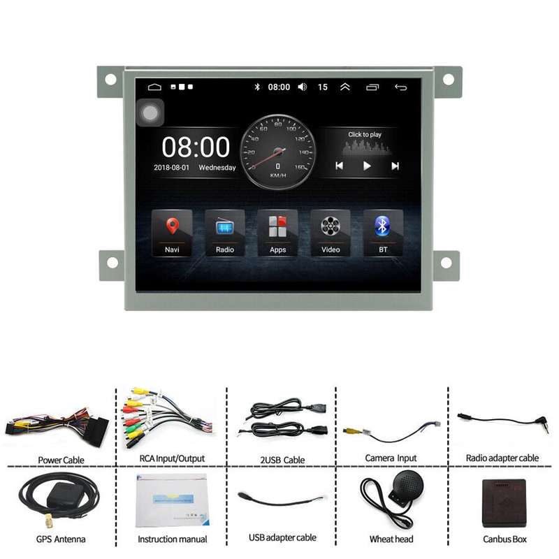 8.4" Android 13 GPS CarPlay DAB WIFI Autoradio For Jeep Grand Cherokee 2014-2022