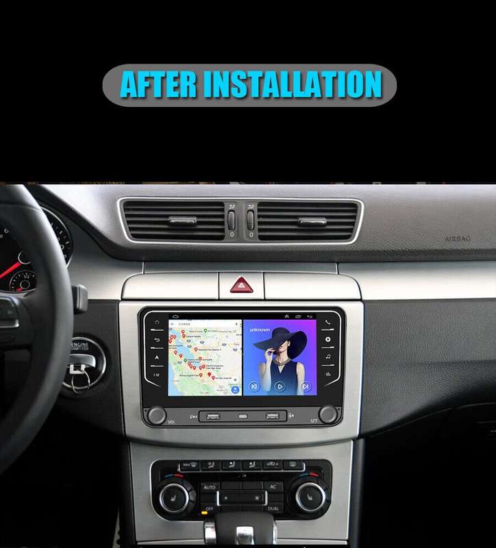 Android Auto CarPlay Radio GPS SatNav For Seat Leon Mk2 Altea Alhambra Head Unit