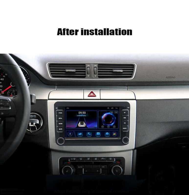 For VW Transporter T5 Sharan Caddy Bora Android Radio Stereo SAT NAV w/ Cam+OBD2