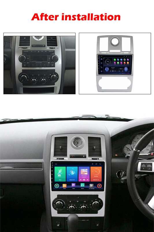 For Chrysler 300C 2004-2011 Touchscreen Autoradio GPS Navigation Android13 DAB+