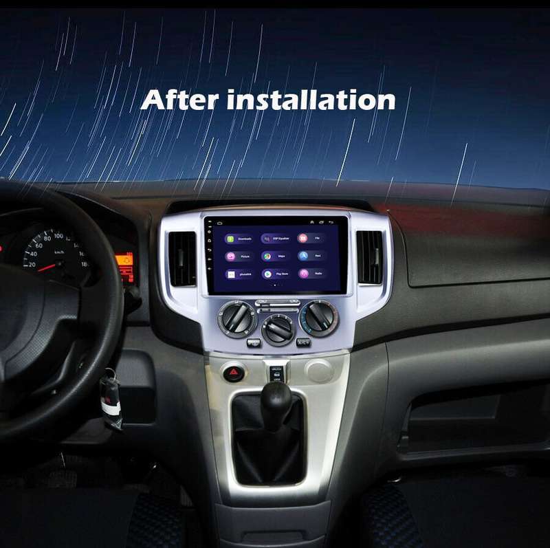 9" Android 13 Autoradio Sat Nav GPS Bluetooth DAB DSP For Nissan NV200 2011-2018