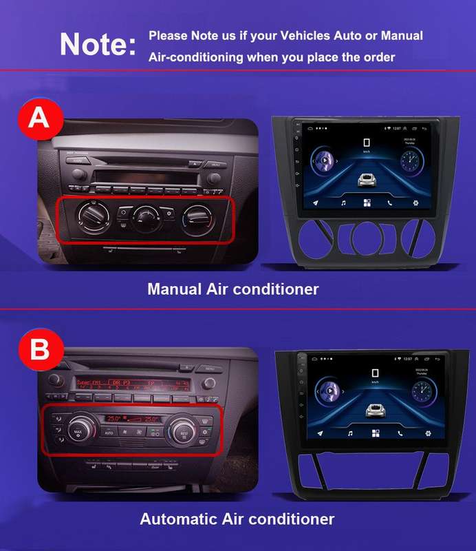 For BMW 1 Series E81 E82 E87 E88 Android Autoradio DAB GPS Navigation BT USB+DVR