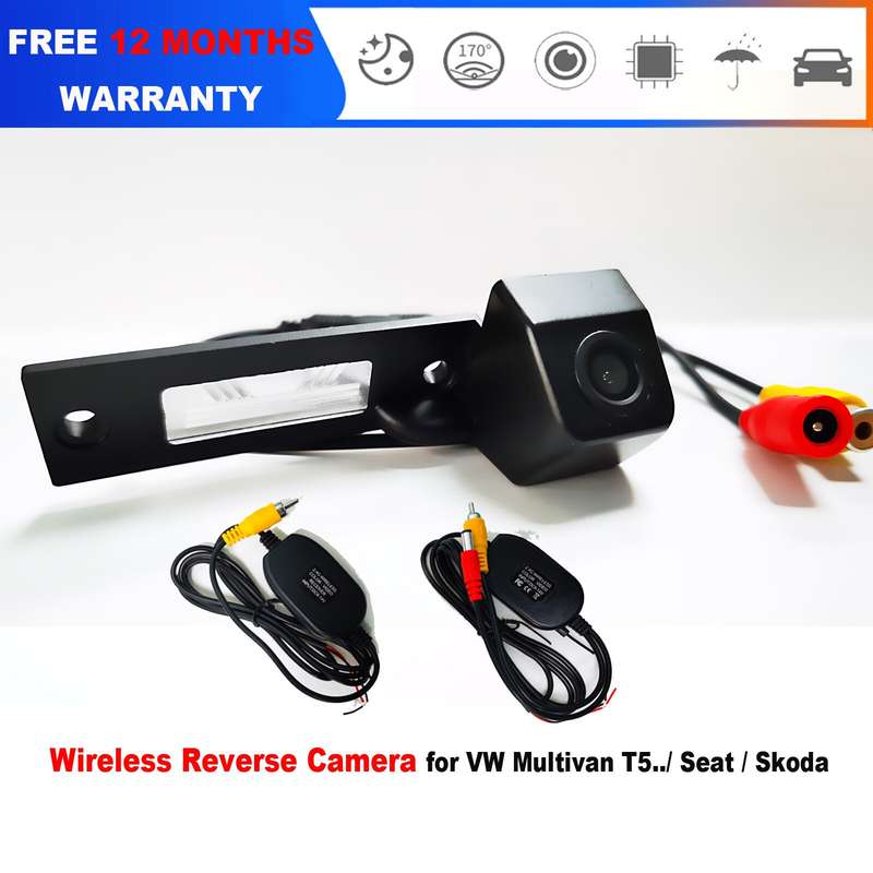 Wireless Reverse Camera For VW Passat B5 B6 B7 CC Jetta MK5 Number Plate Light
