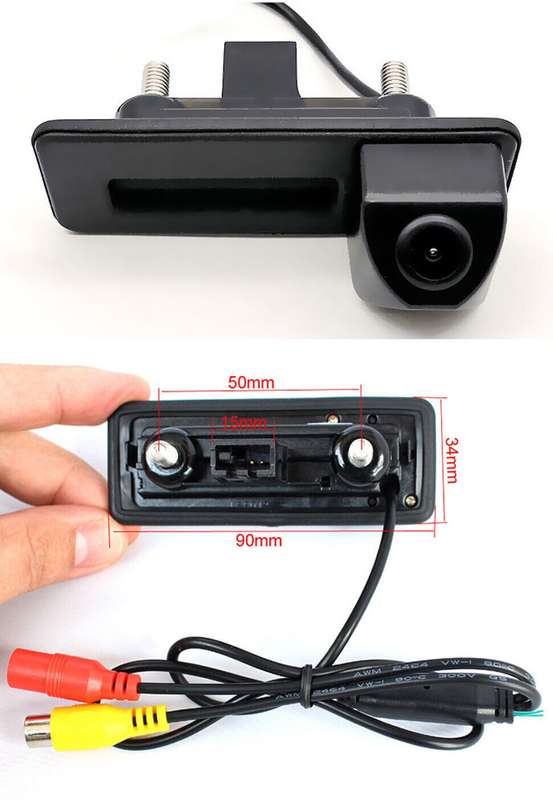 AHD 720P Car Reverse Camera For Skoda Octavia MK2 Superb MK2 Boot Handle Trunk