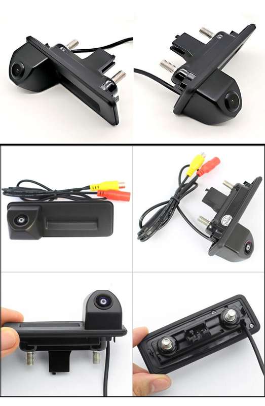 AHD 720P Car Reverse Camera For Skoda Octavia MK2 Superb MK2 Boot Handle Trunk