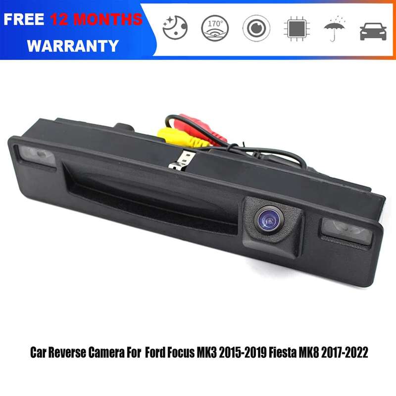 Auto Rear View Camera Night vision For Ford Fiesta MK8 2017-2022 Griff Grifftaster