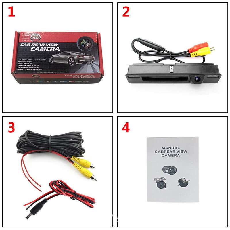 Auto Rear View Camera Night vision For Ford Fiesta MK8 2017-2022 Griff Grifftaster