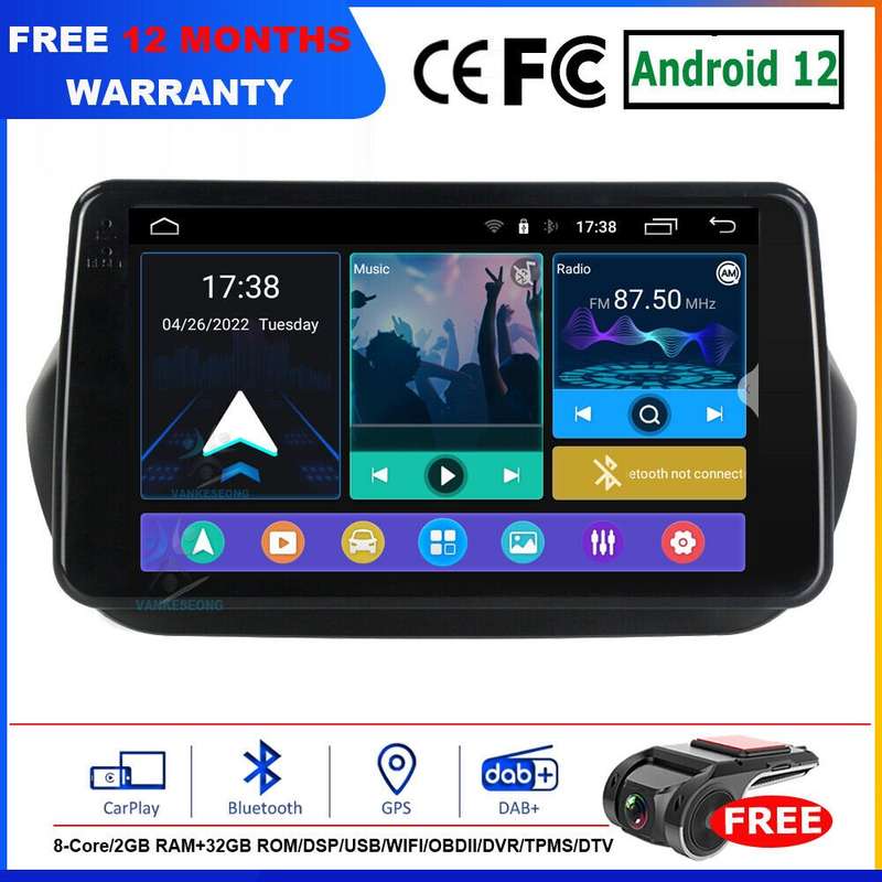 Android Autoradio GPS Navigation Touchscreen DAB For Fiat Fiorino Qubo 2008-2017