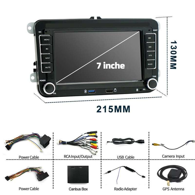 Android 13 Autoradio Carplay GPS Sat Nav For VW Scirocco Mk3 Tiguan EOS Carplay