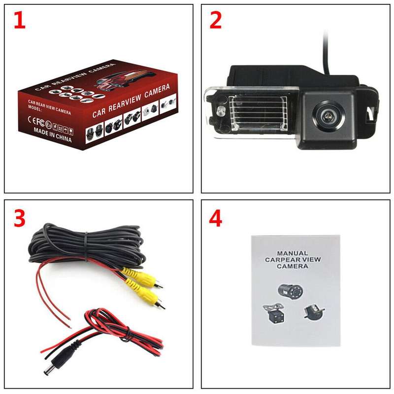 AHD Rear Reverse Camera For VW Eos Golf Mk6 Mk7 Passat B7 Number Plate Light fit
