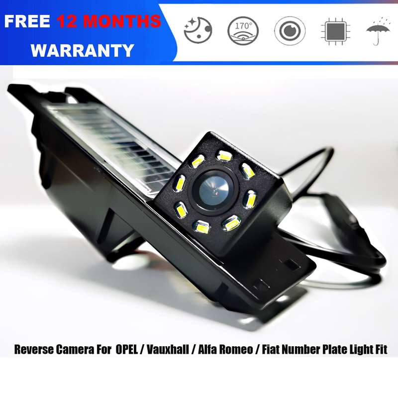 For Alfa Romeo 147 156 159 166 Car Reverse Camera 8 LED Rear View Parking Camera