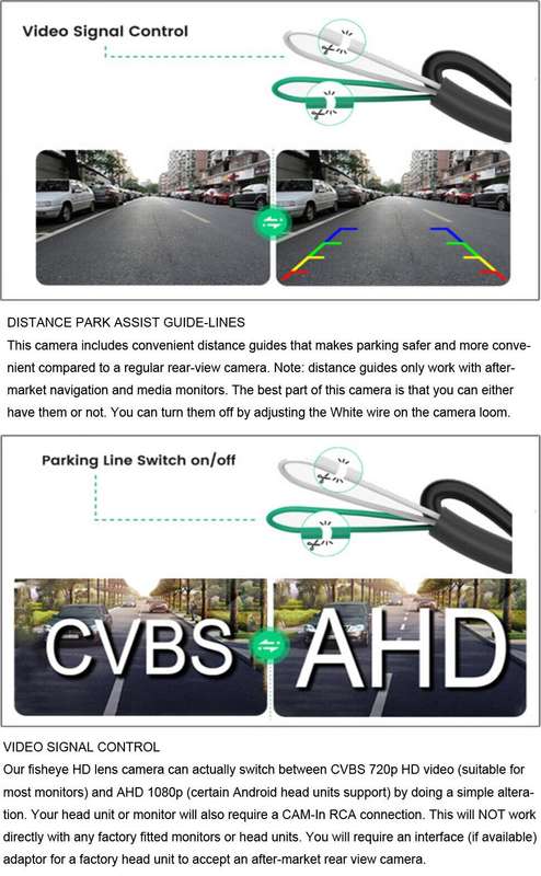 AHD CVBS Auto Rear View Camera For Audi A3 S3 A4 S4 B6 B7 B8 Number Plate Light