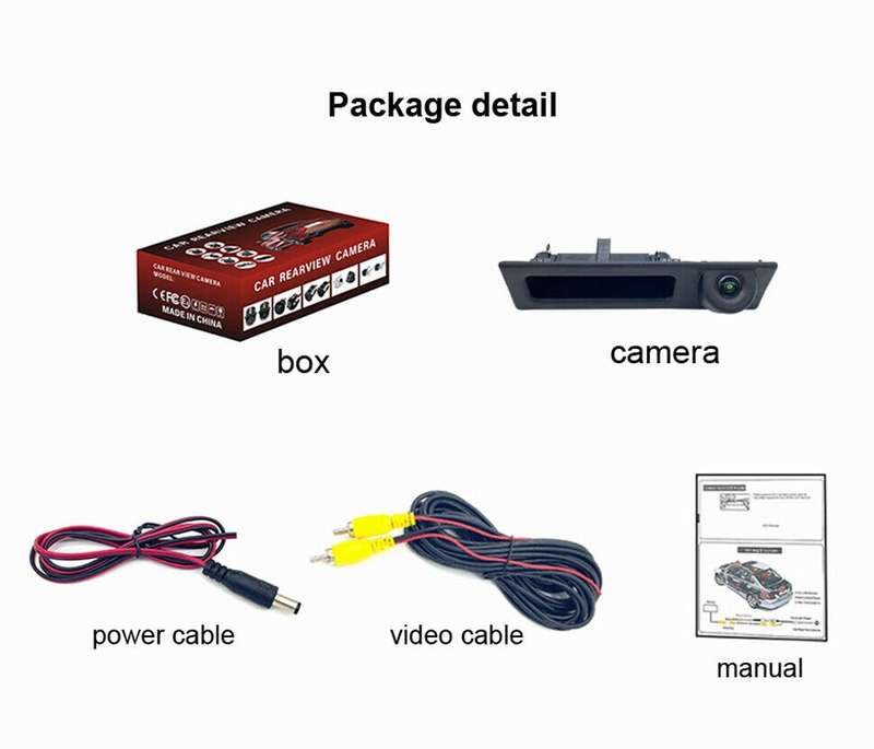 AHD 1080P 170 Rear View Camera For BMW 5er F10 F11 F07 6er F06 F12 F13 X5 F15 F85
