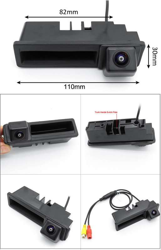 Car Reverse Camera For Audi A8 MK2 Q7 MK1 170°CCD Reversing Parking Rearview Cam