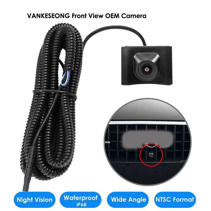 For Audi Q3 2013 OEM Car Front View Camera 1 Color Night Vision IP68 Waterproof