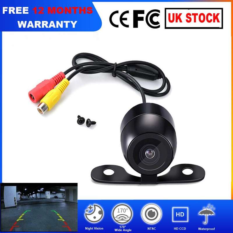Car Reversing Camera Parking RearView Camera Back Distance Guide Waterproof CCD
