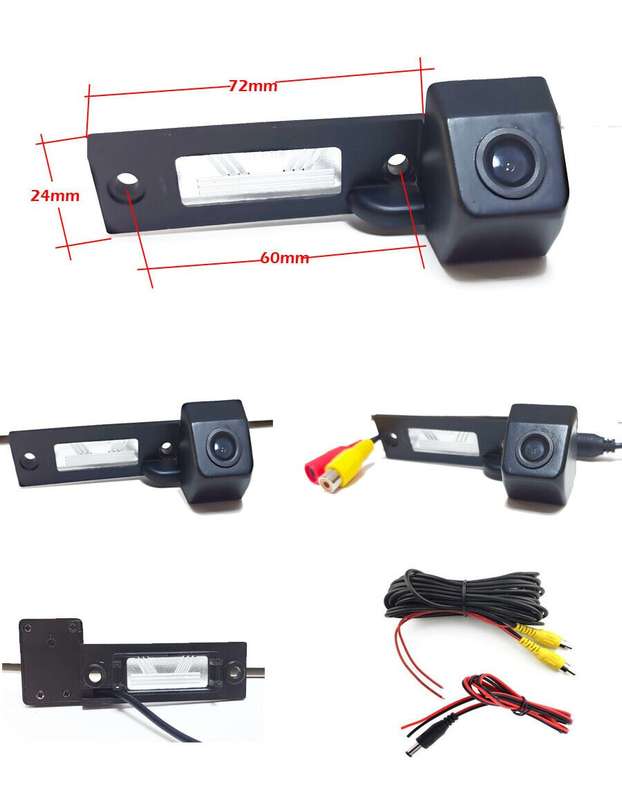 Car Rear View Reverse Camera For VW Touareg MK1 Jetta MK5 MK6 Caddy MK3 Rear fit