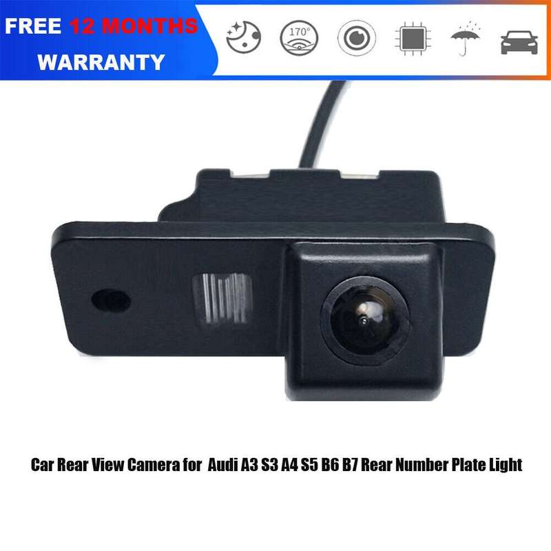 For Audi A3 S3 A4 S4 B6 B7 B8 A5 A6 A8 S8 RS4 Q7 Car Reverse Parking Camera HD