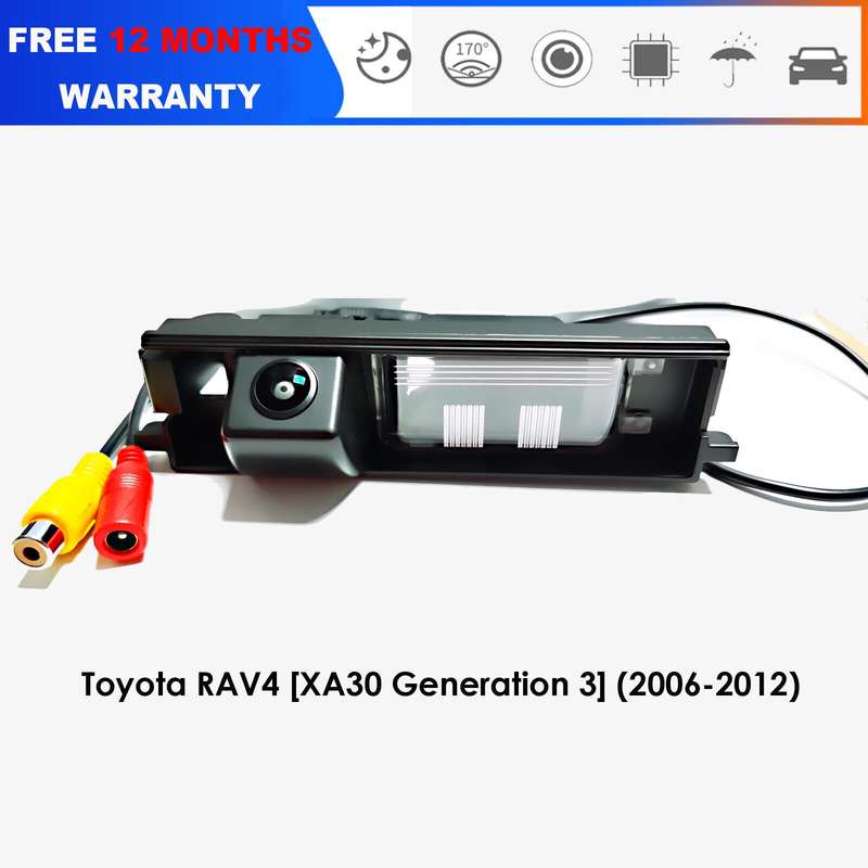 Rear View Camera For Toyota RAV4 XA30 Aygo AB40 Number Plate Light