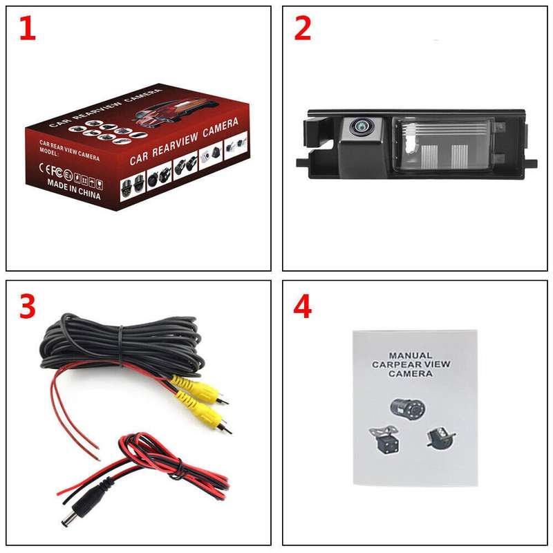 Rear View Camera For Toyota RAV4 XA30 Aygo AB40 Number Plate Light